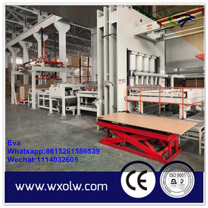 Pendek siklus laminasi panas tekan mesin/lini produksi papan partikel - Product Image 5