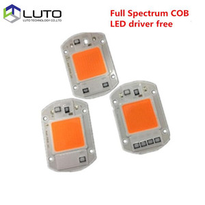 50 Wát AC 220V <span class=keywords><strong>COB</strong></span> <span class=keywords><strong>LED</strong></span> ánh sáng với chip quang phổ đầy đủ 380-840nm <span class=keywords><strong>Epistar</strong></span> chất liệu cho chiếu sáng và mạch thiết kế - Product Image 2