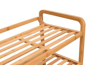 Gỗ bốn tầng Giày Rack thực tế tre được sử dụng trong phòng khách phòng ngủ gia đình phòng khách đồ nội thất gỗ rắn hiện đại - Product Image 3