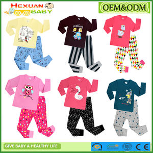 Pakaian Set Hot Menjual Piyama Anak-anak anak-anak Pakaian Tidur Bayi Piyama Anak Piyama Bayi Pakaian Tidur - Product Image 5