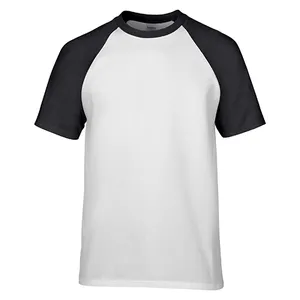 Raglan kollu gömlek düz ucuz promosyon T Shirt baskı