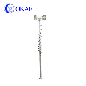 Torre de Iluminación LED para Vehículos de Bomberos de 7.5M, 4x200w, Alta Luminosidad, DC12V/DC24V, Mástil Telescópico Neumático - Product Image 3