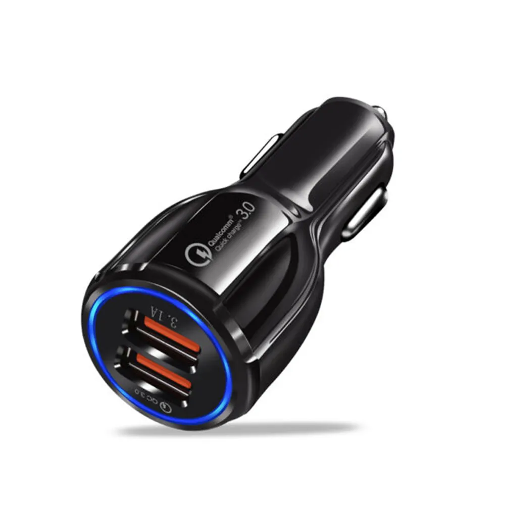 נייד לרכב מטען מהיר תשלום QC 3.0 USB מהיר טעינת מטען לרכב עבור טלפון נייד