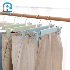 Cintres muraux en plastique pour bébé, 2 pièces, 10 pièces, suspension de vêtements, jupe pour enfants, avec Clips, pour la maison - Product Image 4