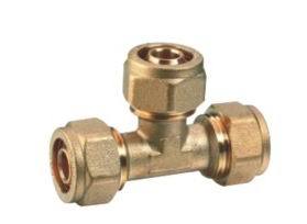 Tubomart อุปกรณ์ข้อต่อท่อประปาทองเหลืองอัดสำหรับท่อน้ำร้อนหลายชั้น - Product Image 2