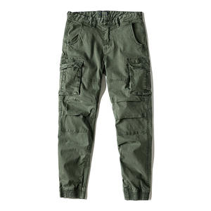 Pantaloni <span class=keywords><strong>Cargo</strong></span> a vita alta Hip Hop eco-friendly <span class=keywords><strong>Slim</strong></span> <span class=keywords><strong>Fit</strong></span> con volant 6 tasche in Spandex/cotone stile stile uomo - Product Image 3