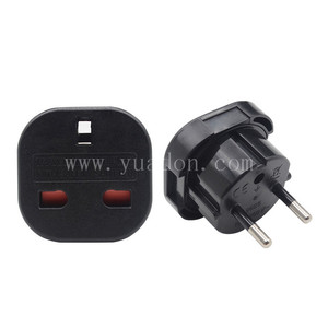 Best Selling Products 3 Pin square <strong>to</strong> Round Adaptor Plug 4.0mm <strong>European</strong> Type c <strong>Adapter</strong> - Product Image 3