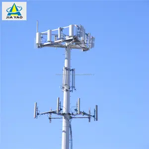 25 30 50 70 metro auto erigere 10 classe di resistenza al vento telecom antenna 4G wifi segnale pole torre GSM monopole