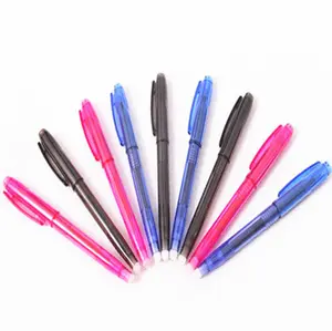 BECOL ขายส่งหลายสีปากกาเจลพลาสติกที่กำหนดเองลบปากกาที่มีโลโก้สำหรับสำนักงานและโรงเรียน