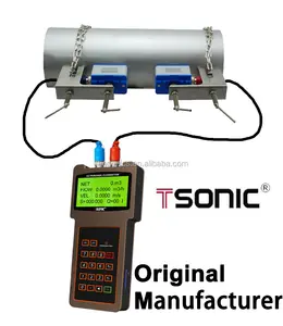 TUF-2000H Portable Handheld Clamp On Ultrasonic Flow Meter Flowmeter