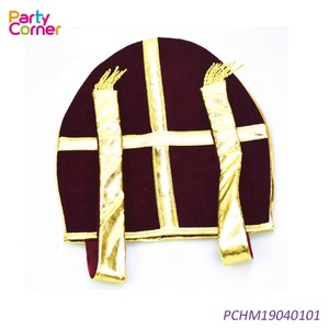 <span class=keywords><strong>Chapeau</strong></span> d'évêque, <span class=keywords><strong>chapeau</strong></span> <span class=keywords><strong>de</strong></span> cardinal catholique romain, costume <span class=keywords><strong>de</strong></span> <span class=keywords><strong>pape</strong></span> pour homme adulte - Product Image 5