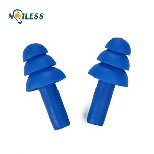 Tapones <span class=keywords><strong>para</strong></span> los <span class=keywords><strong>Oídos</strong></span> Impermeables <span class=keywords><strong>para</strong></span> Natación, Detectables por Detector de Metales, con Cable, de Silicona, <span class=keywords><strong>para</strong></span> la Industria Alimentaria - Product Image 2