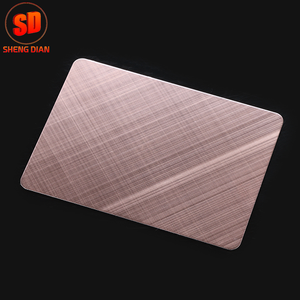 Fuente <span class=keywords><strong>de</strong></span> la fábrica personalizada 0.8mm espesor color latón antiguo 201 rayita acabado placa <span class=keywords><strong>de</strong></span> acero inoxidable - Product Image 4