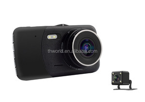 T600 hidden camera 1080 p dash cam hướng dẫn sử dụng 4.0 inch kim loại cơ thể vehicle blackbox dvr ống kính kép - Product Image 3