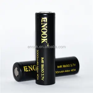 批发Enook 18650 3000mAh 15A 3.7v手电筒电池，电池组电动自行车电池