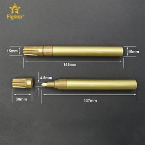 Japan <span class=keywords><strong>Gold</strong></span> Farbe Tinten farbe Metallic Aluminium Permanent <span class=keywords><strong>Marker</strong></span> <span class=keywords><strong>Pen</strong></span> Hochwertiger Reifens tift für den profession ellen Gebrauch Direkt händler Preis - Product Image 5