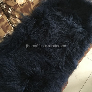 Vero piatto di pelliccia di montone mongolo tibetano - Product Image 2