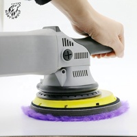 21mm untuk aksi ganda pemoles mobil Buffer 800W 6in Pad 220-240V Detailing DA mesin pemoles