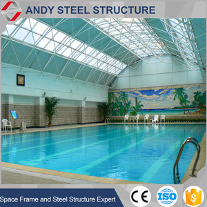 Tetto a telaio spaziale in acciaio ad alta resistenza per piscine e capannoni di stoccaggio, prodotto da fabbrica cinese di strutture in acciaio - Product Image 3