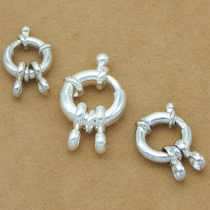 10MM 12MM 15MMスプリングリングロブスタークラスプ925スターリングシルバークラスプ - Product Image 4
