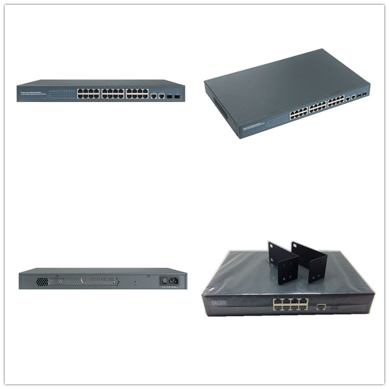 Realtek 1000Mbps Network 24 Ports Poe Ethernet Switch with 2 Gigabit Combo 48V for Hikvision IP Camera · image 4