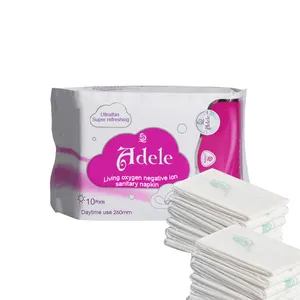 Wholesale Carefree Lady's Sanitary Napkin 100% Natural Cotton Ultra Thin Sanitary Towels