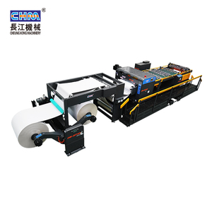 High Precision CHM SGT-1700 Paper Roll Sheeting Cutting Machine For Double Copper Paper Roll To Sheets Cutting