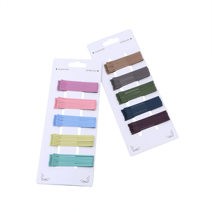 אופנה מגמת 6 cm מתכת בובי סיכות בנות שיער אביזרי קליפ מעורב צבעים אביזרי השיער לילדים - Product Image 2