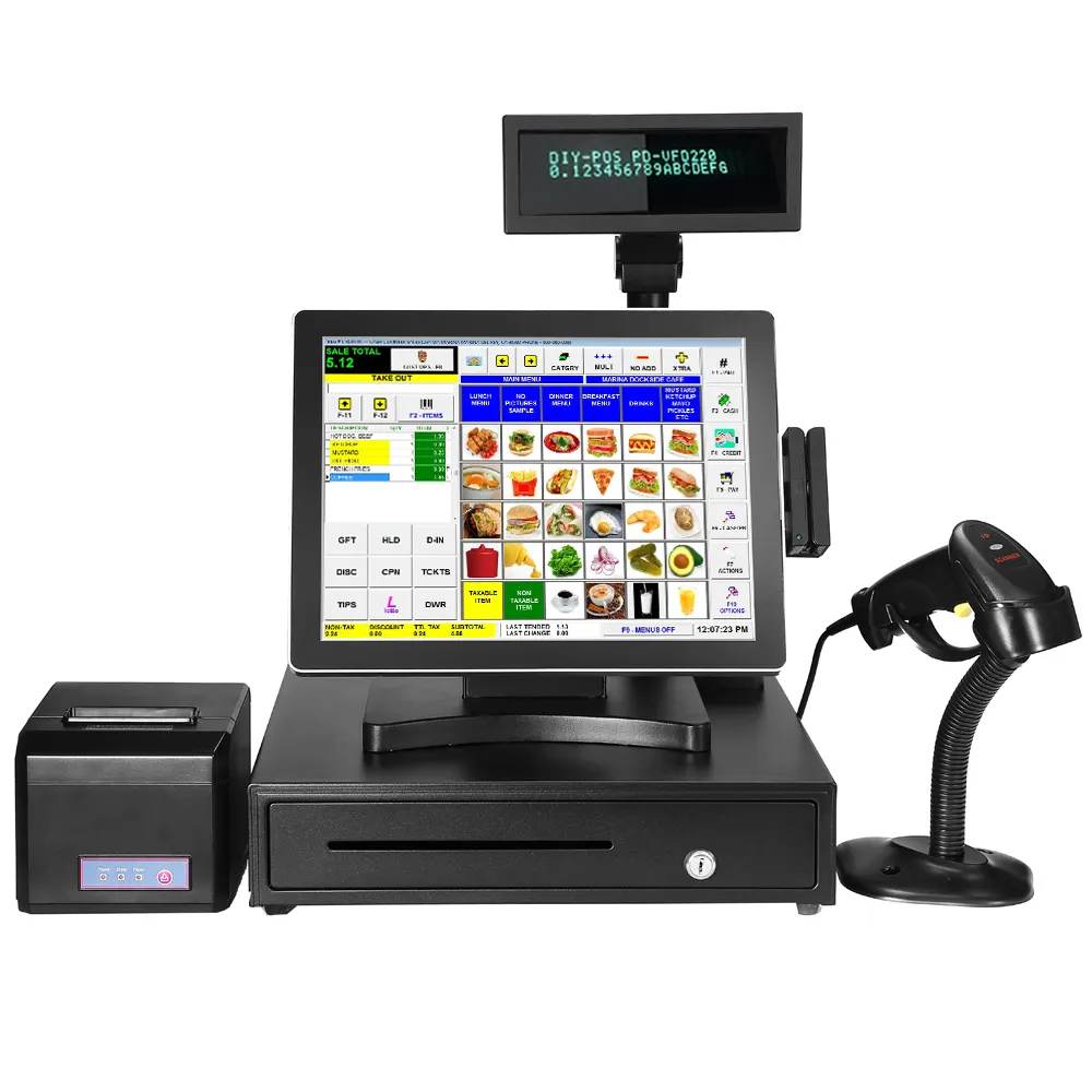 Hardware Touch Equipment Cash Register/Pos System/ 15 Inch All In 1 Pos System