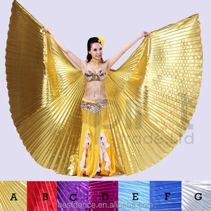 Costume da Danza del Ventre BestDance, <span class=keywords><strong>Ali</strong></span> di Iside <span class=keywords><strong>Nere</strong></span> per Donne, <span class=keywords><strong>Ali</strong></span> di Iside per Danza del Ventre Senza Bastoncini, OEM - Product Image 6
