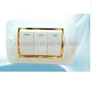 3gang 1 way switch US standard EU standard switch socket Egypt Vietnam market