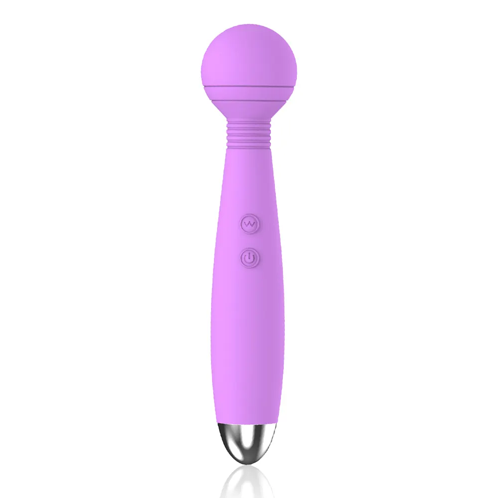 Y.Love Vibrador recarregável de silicone para adultos, massager de varinha macia e sem fio, brinquedo sexual macio à prova d'água