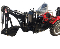 XinKai Meilleures Ventes Mini-chargeuse-pelleteuse tractable à attache 3 points Cat-1 avec pompe pour tracteurs de 12 à 25 CV à usage agricole