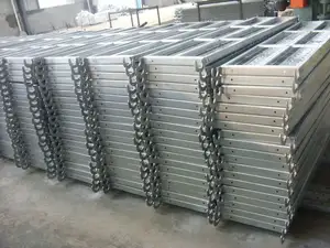 Plataformas de aço galvanizadas q195, diretamente fornecer alta qualidade com ganchos para sistema de afinamento