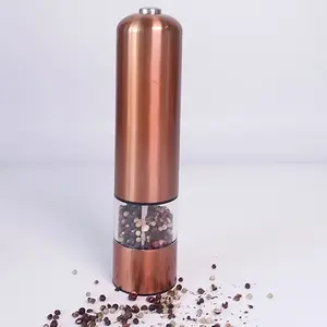 Rechargeable Gravity Copper Salt and Pepper Grinder Set
