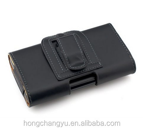 Luxury Universal Holster Belt Clip Waist Man Flip PU Leather Cover Bag Phone Case for iPhone 6 6S Plus for 7 7plus
