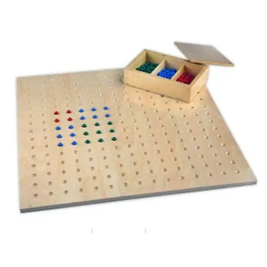 Kaplan Montessori materyalleri: C117 küçük desenleri kare kök matematik öğrenme