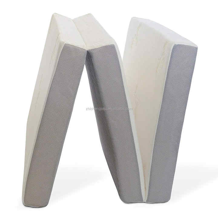 UK Single Size Portable Camping High Quality Three Sponge Folding Bed Mattress