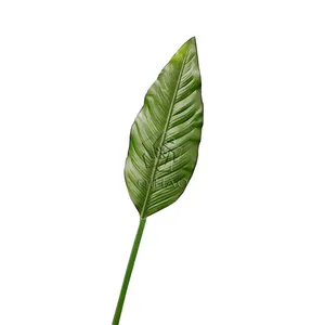 Wholesale Lifelike Strelitezia Real Touch Leaf Artificial Banana Leaves for Flower Arrangement
