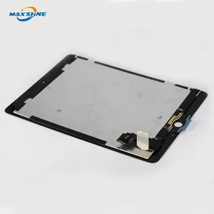 Pantalla LCD de 9,7 pulgadas con botón de inicio para iPad Air 2, digitalizador de pantalla táctil, color negro, A1566, A1567