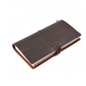 Hardcover Luxury Waterproof Cowhide Leather 120Gsm <strong>Stone</strong> <strong>Paper</strong> <strong>Notebook</strong> - Product Image 1