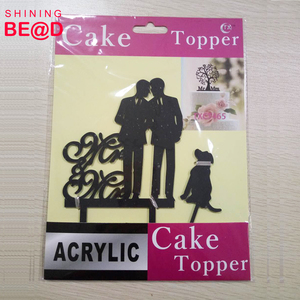 Adornos para tarta de boda para novia y novio con <span class=keywords><strong>palabras</strong></span> artísticas, recuerdos de boda - Product Image 6