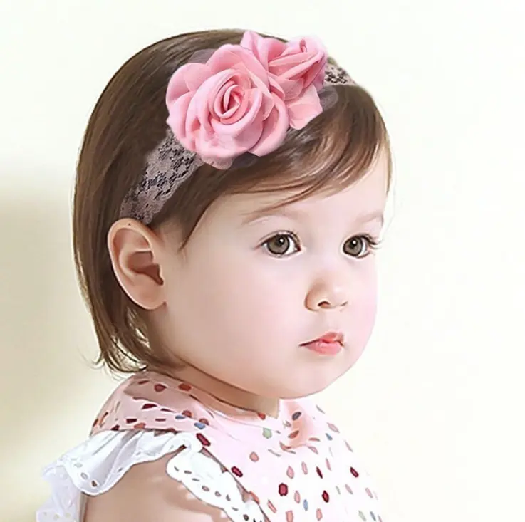 เด็กเครื่องประดับผมเด็ก headband hairband 0-12 เดือนเจ้าหญิง tiara headflower เครื่องประดับ headband