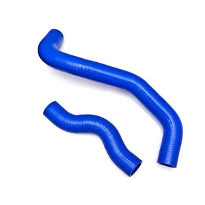 Tubo de inducción de entrada de aire de alto rendimiento, Kit de manguera de radiador transparente, manguera de silicona de 1,8 t
