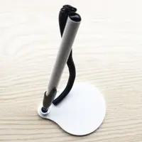 GS-112 New Product Colorful Gifts Fixed Table Pen Holder With Spring Chain