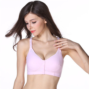 Le Donne incinte Maglia Tipo <span class=keywords><strong>Apertura</strong></span> Frontale Quattro Pulsanti Reggiseno Allattamento Maternità Wireless Reggiseno - Product Image 1