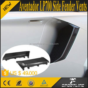 2 unids/set carbon winnower OEM grill Vents for Lamborghini Aventador LP700-4 Roadster Convertible doors OEM style - Product Image 1