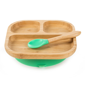 Assiette bébé en bambou écologique avec ventouse en silicone, best-seller 2026 - Product Image 1