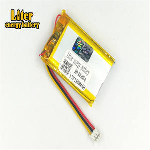 Plugue 2.0-3 P 3.7 V 803050 1500 mah li-ion recarregável bateria lipo bateria de polímero de lítio de alta qualidade - Product Image 1