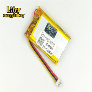 Plugue 2.0-<strong>3</strong> P <strong>3</strong>.7 V 803050 1500 mAh Li-ion rechargeable LiPo battery high quality lithium polymer battery - Product Image 1